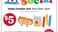 Back to School Social Everyone is invited! It’s our annual meet and greet on Friday Oct 2nd from 3-5pm (rain or shine!).    Only $5 for a hot dog, juice [&hellip;]